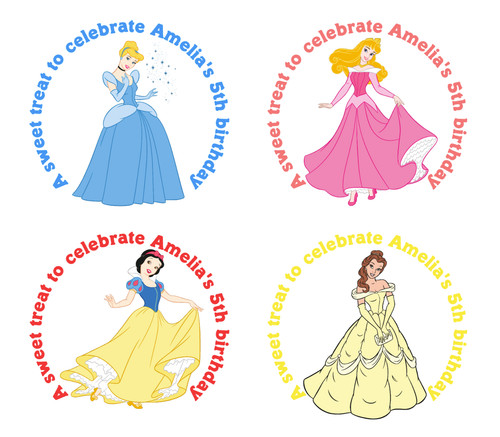 Personalise circle disney - ,