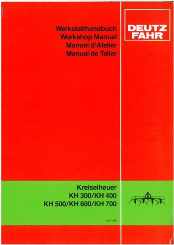 Deutz fahr hay - deutz, tedder