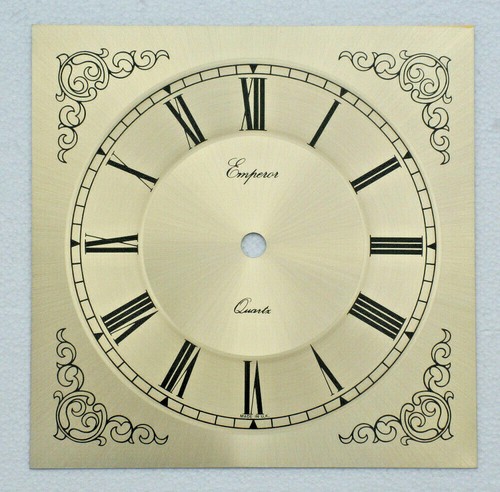 Inch square clock dial - 7.1/4,