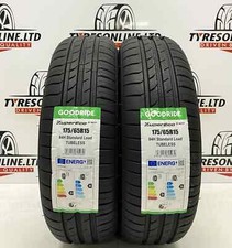 2 X 175 65 15 GOODRIDE 175/65R15 84H BRAND NEW 'B' RATED WET GRIP TYRES 1756515 