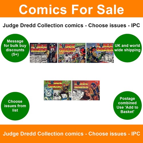 Judge dredd collection comics - judge,