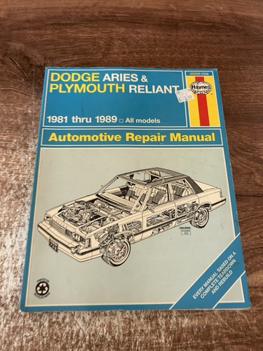 Dodge aries plymouth reliant - dodge,