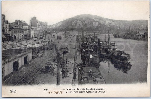 Rouen vintage postcard - rouen,