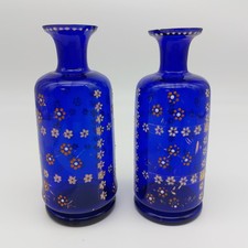 Victorian Glass Bottles Stem