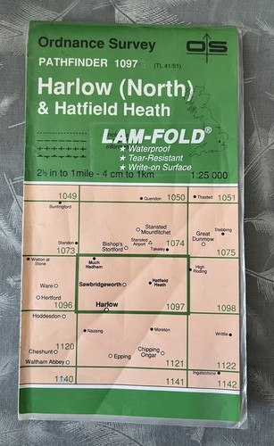 Coated pathfinder map 1097 - coated, os