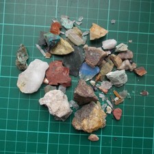 Auction Small Mixed Crystal Stones Mini Chips Raw Rough Unpolished Gemstone 100g