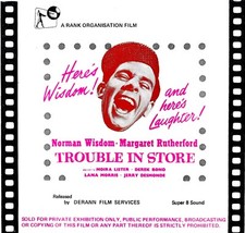 TROUBLE IN STORE 1953==CLASSIC NORMAN WISDOM COMEDY==RARE DERANN MINI FEATURE