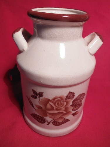 Vintage ceramic flower vase - flower,