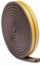 5M Draught Excluder Roll Rubber Foam For Window Door Seal Proofing