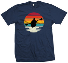 Retro kayak Canoe T Shirt - 5