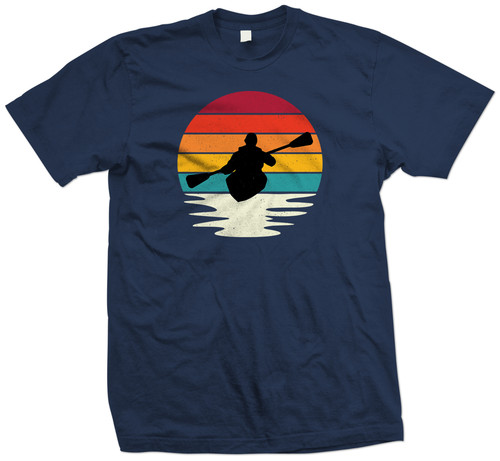Retro kayak canoe shirt 5 - t,