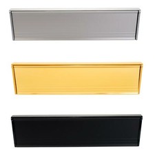 Letter box cover plate metal - letter,
