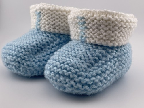 Baby booties handmade