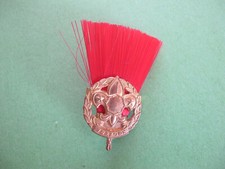 Boy Scouts Red Plume Hat Badge
