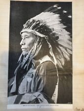 ANTIQUE SIOUX INDIAN CHIEF