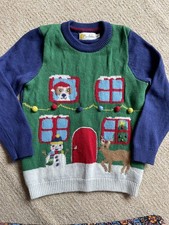 Boden Christmas House Dog Jumper 4-5 Years