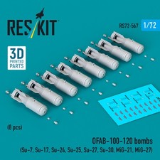 1/72 OFAB-100-120 Bombs Resin