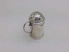 Edwardian 1903 Sterling Silver Kitchen Pepper Pot Hallmarked Birmingham