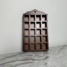 Wooden Miniature Display Case
