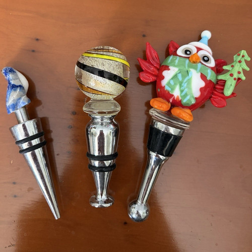 Decorative bottle stopper set - decorative,