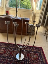 Attractive & *rare* modern large candelabra in silver. Vintage Habitat**