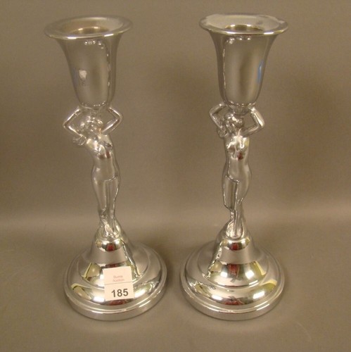 Pair chrome deco - of,