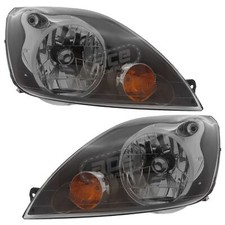 Ford Fiesta Mk6 2005-2008 Headlights Headlamps Grey 1 Pair Drivers & Passenger