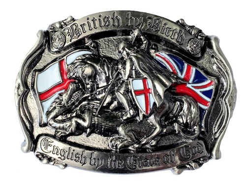 British birth belt buckle - british,