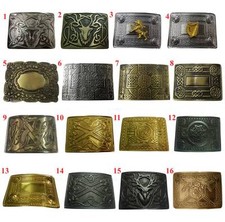 Men's Scottish Kilt Belt Buckle Various Design/Highland Kilt Belt Buckles Celtic