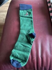 Mens Jack Wills Rainford Socks - One Size - New - Green & Navy Blue