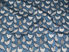 Pen Hen Bird Fabric 100% Cotton Material   Novelty 