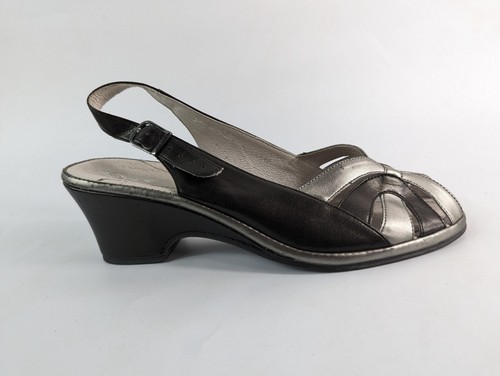 Rohde leather wedge slingback - wedge,