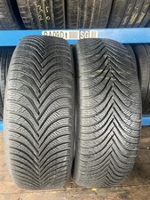 205/60/R16  MICHELIN ALPIN 5 X2 MATCHING PAIR 7MM + TREAD TYRES
