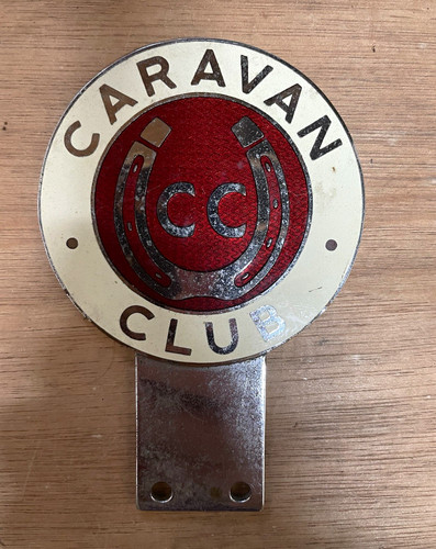 Caravan club enamel car - club,