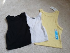 3 ribbed crop sleeveless
