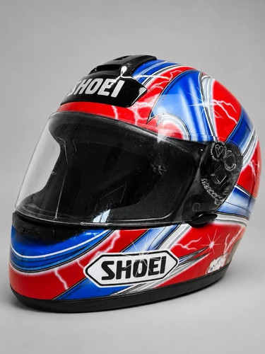 Vintage shoei 800 red - red, blue
