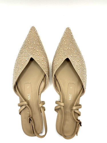 Zara flats pointed - zara,