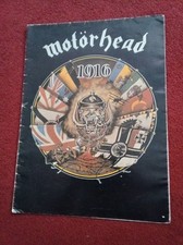 Motorhead- Phil Taylor Collection, 1916 Tour Prog/Poster + Letter of Provenance