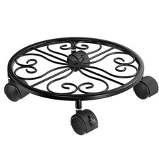 10.24" Plant Stand with Wheels