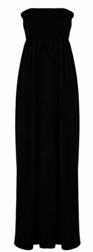 Ladies strapless maxi dress - maxi,