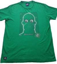 Chunk Clothing Beer Goggles Heineken T-Shirt Green Mens Medium