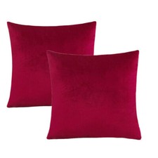 UK 2pcs 18" Velvet Plain