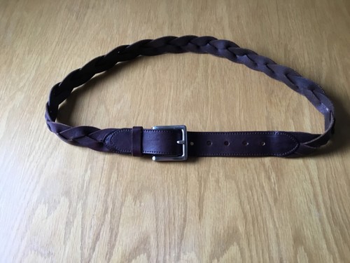 Vintage 1970s plaited brown - 1970s,