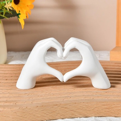 Heart resin ornament - resin, love