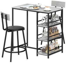 HOMCOM 3 Piece Breakfast Bar