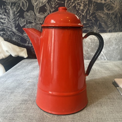 Vintage polish red enamel - vintage,