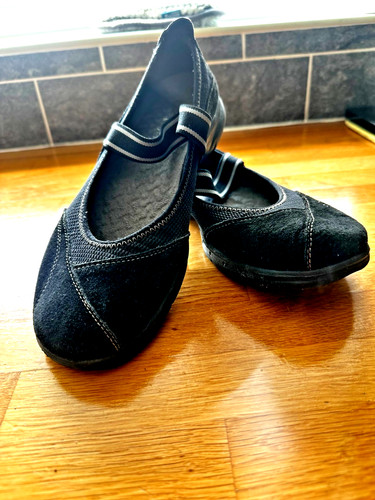 Pavers comfort black suede - pavers,