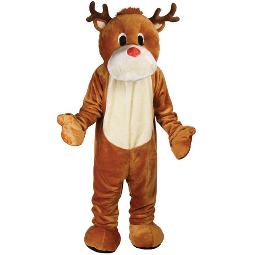 Giant reindeer mascot santa - reindeer,