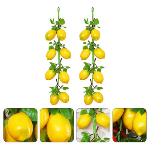 2pcs fake lemon hanging - fake,