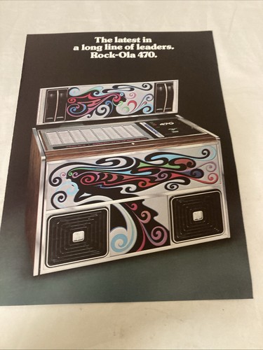 Rock ola 470 - box, advert